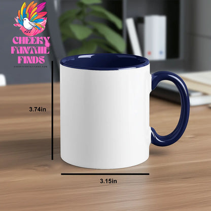 African Serval Cat Mom Gifts for Dad - Funny Best African Serval Mom Ever Two Tone Coffee Mug, Perfect Unique Father's Day Unique Gifts for Him from Mom or Partner - Additional