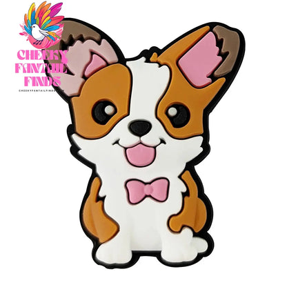 Animals Cute Dog Shoe Charms for Shoe Accessories Decoration Pin Bracelet Wristband DIY Kids Women Gifts Cheeky Fantail Finds