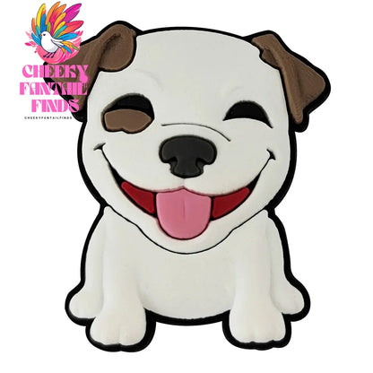 Animals Cute Dog Shoe Charms for Shoe Accessories Decoration Pin Bracelet Wristband DIY Kids Women Gifts Cheeky Fantail Finds