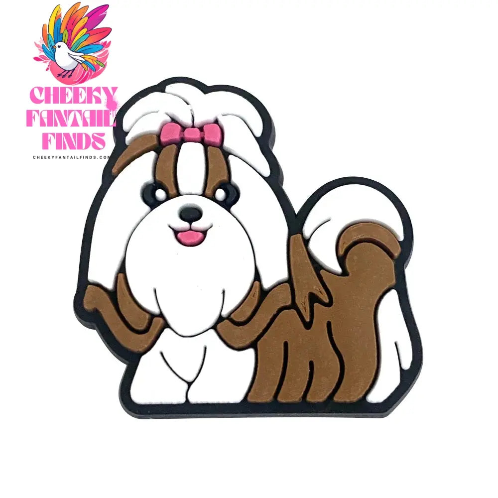 Animals Dog Shoe Charms for Shoe Accessories Charms Clogs Bubble Slides Shoe DIY Shoe Decoration Buckle Charms Kids Party Gift Cheeky Fantail Finds