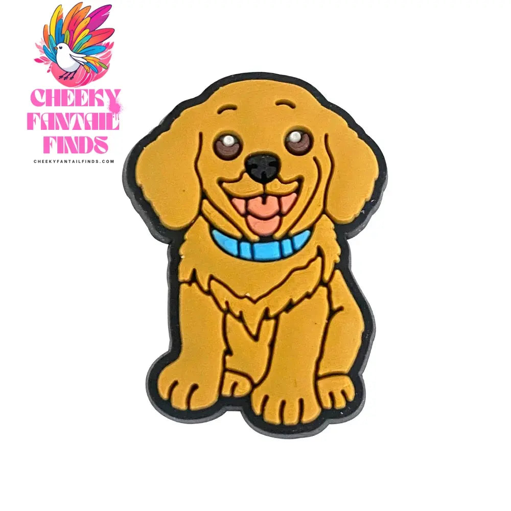 Animals Dog Shoe Charms for Shoe Accessories Charms Clogs Bubble Slides Shoe DIY Shoe Decoration Buckle Charms Kids Party Gift Cheeky Fantail Finds
