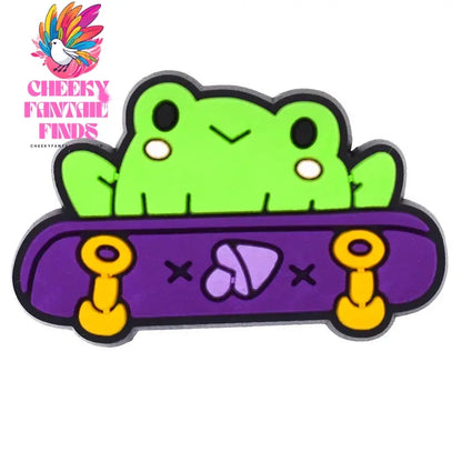 Animals Frog Duck Shoe Charms Pin for shoe Accessories Charms Clogs Bubble Slides Shoe DIY Shoe Decoration Kids Party Gift Cheeky Fantail Finds