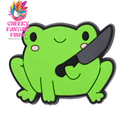 Animals Frog Duck Shoe Charms Pin for shoe Accessories Charms Clogs Bubble Slides Shoe DIY Shoe Decoration Kids Party Gift Cheeky Fantail Finds