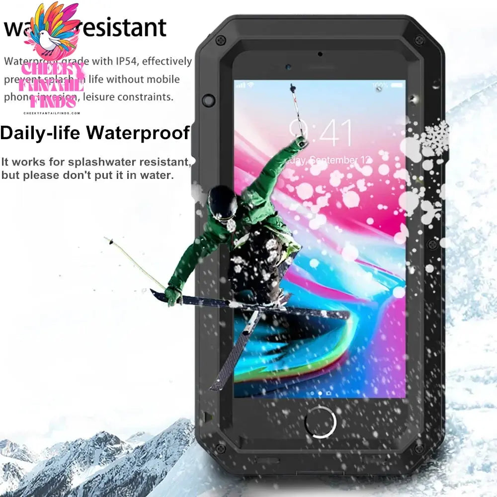 Armor Metal Aluminum Shockproof Case for iPhone 16 15 Pro Max iPhone 16 15 Plus 15 Pro Outdoor Military Phone Cover Cheeky Fantail Finds