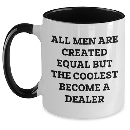 Funny Dealer Gifts from Men for Graduation Unique Gifts - Two Tone Coffee Mug - Main