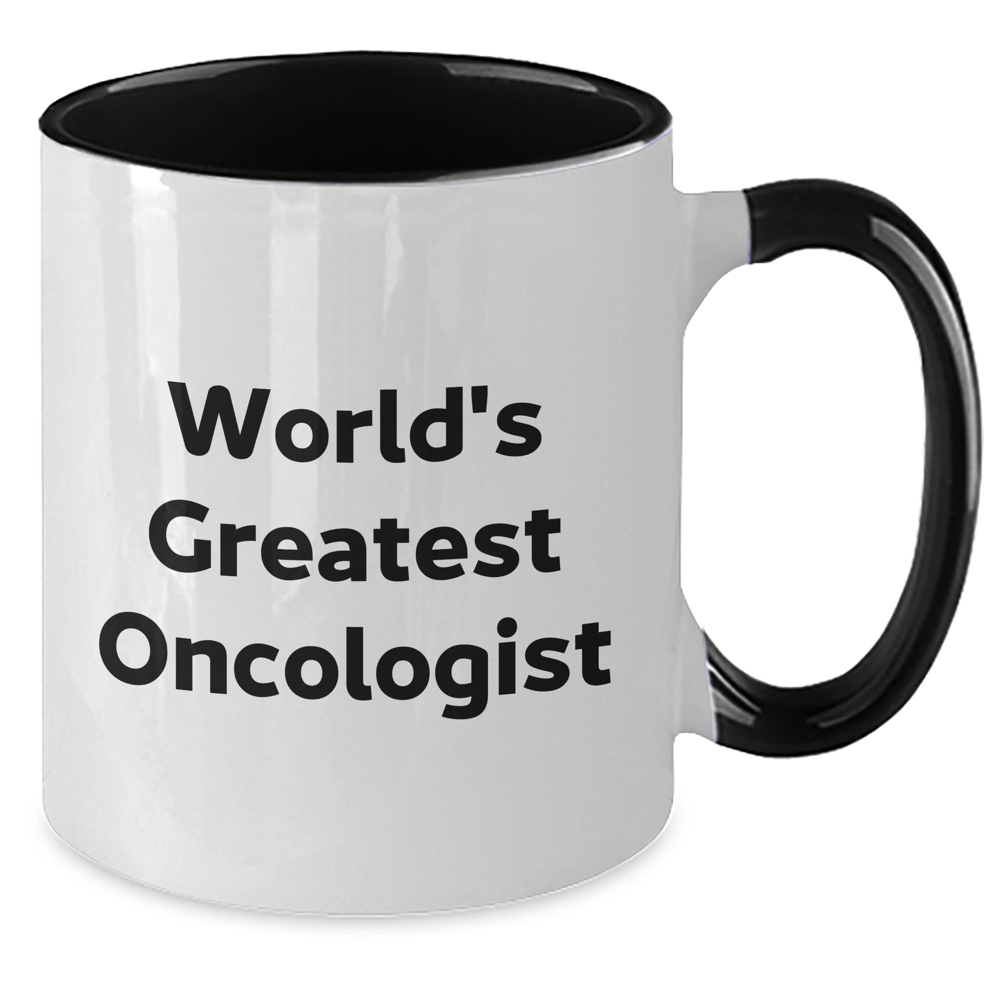 Funny World's Greatest Oncologist Gifts for Oncologist Men from Friends and Family, Two Tone Coffee Mug for Graduation - Additional