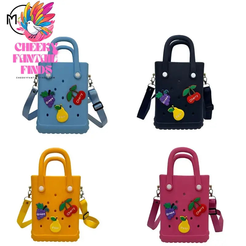 Beach Tote Silicone Basket with Sand Waterproof Travel Bag Sandproof Handbag Multi-Purpose Storage Bag for Boat Pool Sports Gyms - Cheeky Fantail Finds