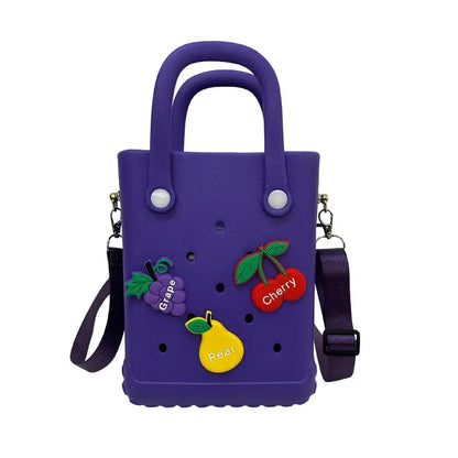 Beach Tote Silicone Basket with Sand Waterproof Travel Bag Sandproof Handbag Multi-Purpose Storage Bag for Boat Pool Sports Gyms - Cheeky Fantail Finds