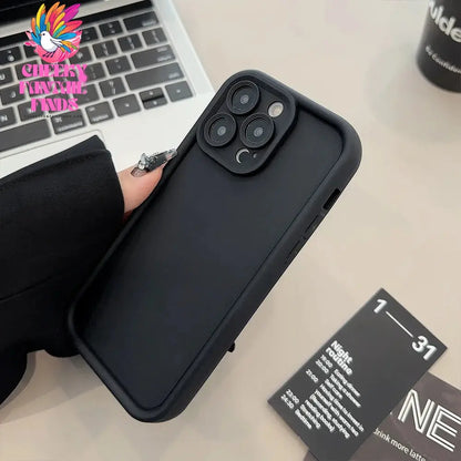 Beige Brown Black Stylish Phone Case for iPhone 15 14 13 12 11 Pro Max Plus 7 8 SE X XR XS Max, Slim Protective Shockproof Cover Cheeky Fantail Finds
