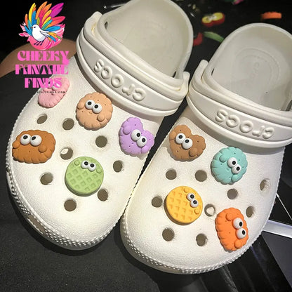Biscuit Hole Shoes Accessories Shoe Buckle Diy Shoe Flower Decoration Accessories Cheeky Fantail Finds