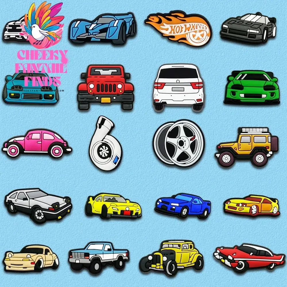 Boy Shoe Charms Car Gamepad Pins for Kids Men Cool Shoe Accessories Gift Creative DIY Decorations Buckle Fit Sandal Ornament - Cheeky Fantail Finds