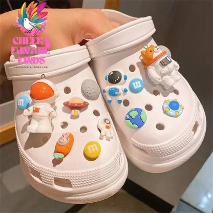 Buzz Lightyear Toy Three Eyed Monster Strawberry Bear Classic Cartoon Shoe Jewelry DIY Decorative Shoes Charm Set Shoe Buckles Cheeky Fantail Finds