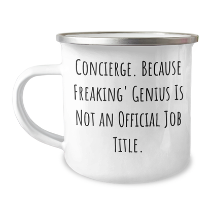 Concierge Gifts from Friends - Funny Quote Camping Mug for Men Women Family Graduation Unique Gifts - Image 1