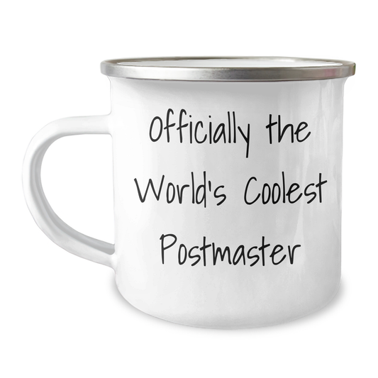 Cool Postmaster Gifts from Friends - Officially The World's Coolest Postmaster Quote - Graduation Unique Gifts for Postmaster - Image 1