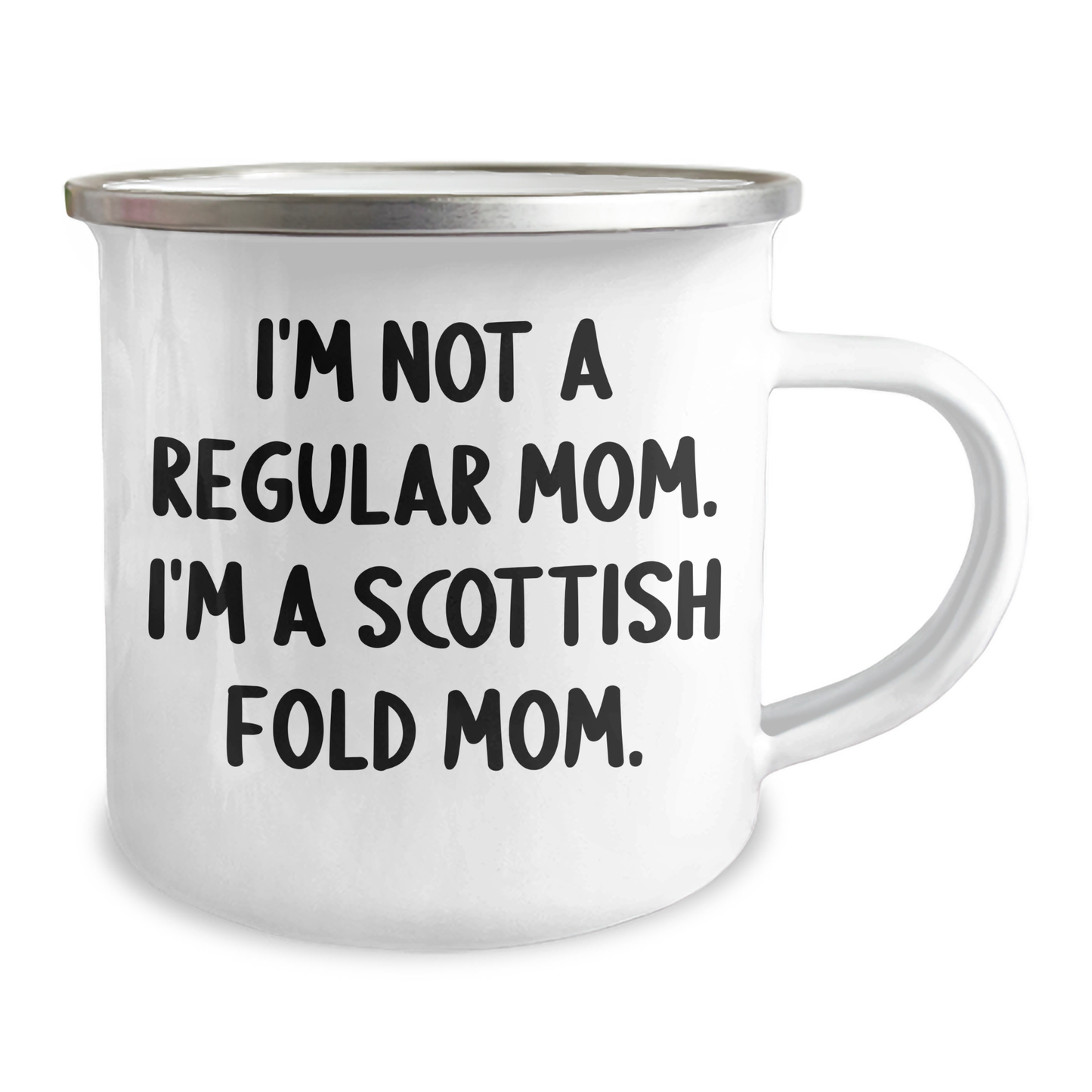 Scottish Fold Cat Mom Funny Camping Mug Gifts from Men to Friends, Unique Father's Day Unique Gift for Scottish Fold Cat Lovers - Image 2