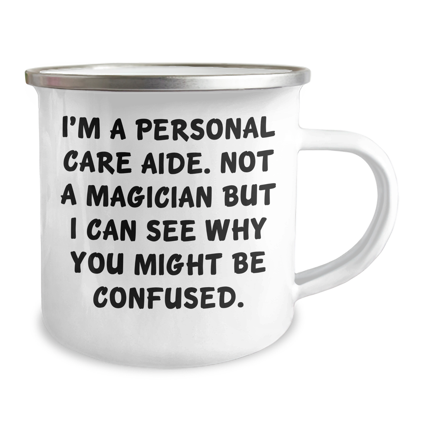 Personal Care Aide Humor Camping Mug, Funny Gifts from Friends to Family, Father's Day Unique Gifts for Men - Image 2