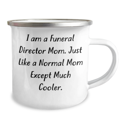 Funeral Director Mom Gifts, 'I Am A Funeral Director Mom' Camping Mug for Dad, Father's Day Unique Gifts from Family - Image 2