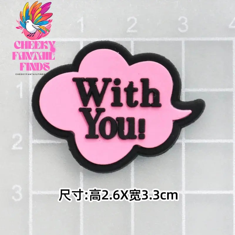 CCF  20P Cute Cartoon PVC Pink Fashion Barbie Shoe Flowers DIY Hole Shoes Sandals Charm Shoes Accessories Party Festival Gifts Cheeky Fantail Finds