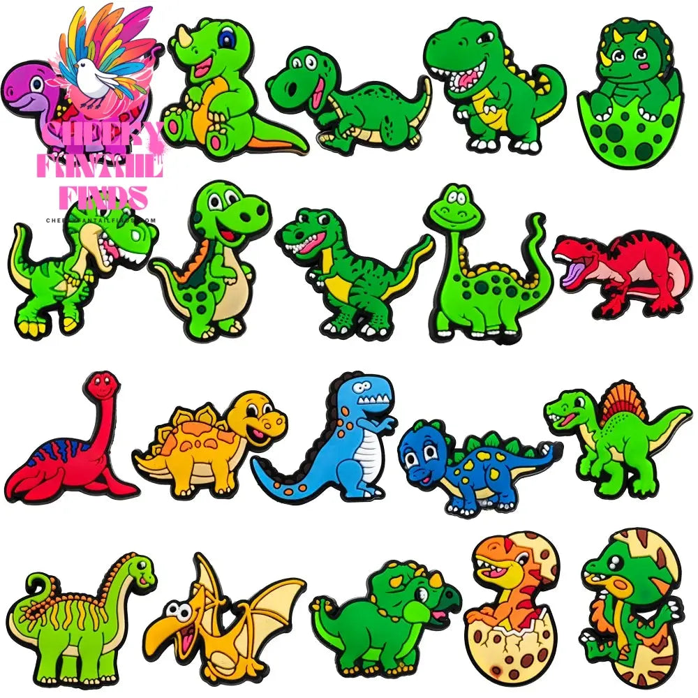 CCF 25 sets Cartoon Anime Shoe Charms Accessories PVC Shoe Decrations Wristband Buckle Kids X-mas Gifts Cheeky Fantail Finds
