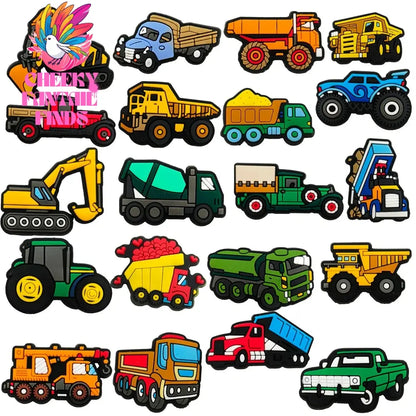 CCF 25 sets Cartoon Anime Shoe Charms Accessories PVC Shoe Decrations Wristband Buckle Kids X-mas Gifts Cheeky Fantail Finds
