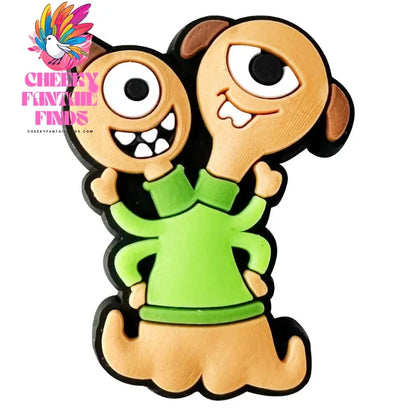 CCF Cartoon Shoe Decoration Charms Monsters Inc. University  PVC Shoe Accessories Christmas Gift for Kids Party Favors Cheeky Fantail Finds