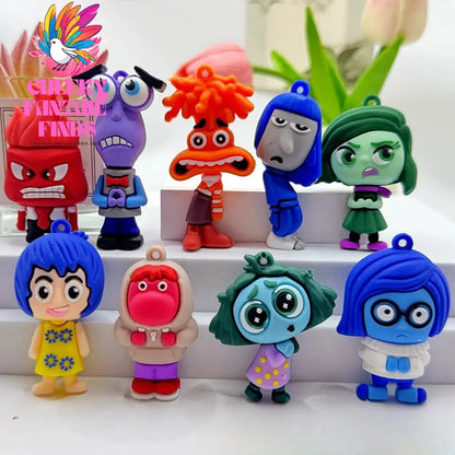 CCF Kawaii Inside Out 2 Shoe Buckle Cute Cartoon Anime Diy Pvc Shoe Decoration Clogs Charms Gift For Kids Boys Girls Teens Cheeky Fantail Finds