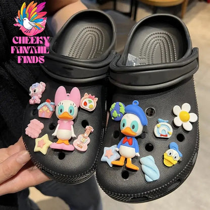 CCF Mickey and Minnie Cartoon Dog  Tom and Jerry Shoe Charms Accessories Clog Sandals Decorations Pins Favor Gift Cheeky Fantail Finds
