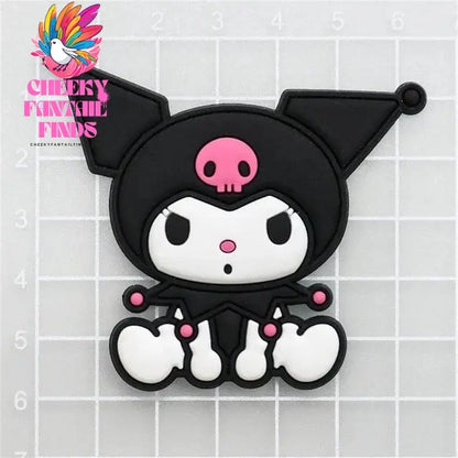 CCF New Accessories Shoes Charm Buckle Set Cartoon DIY Sandals Decoration Slippers Decoration Fashion Gift Cheeky Fantail Finds