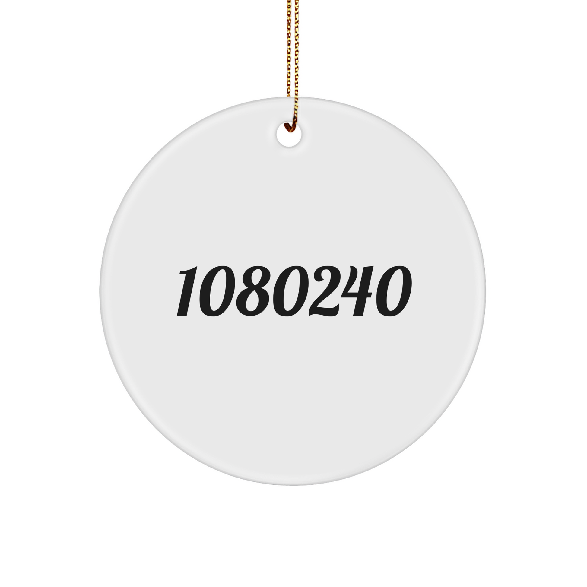 'I'm A Scientist' Circle Ornament, Funny Gift for Scientist Friends, Gifts from Men, Christmas Unique Gifts for Scientist - Image 1