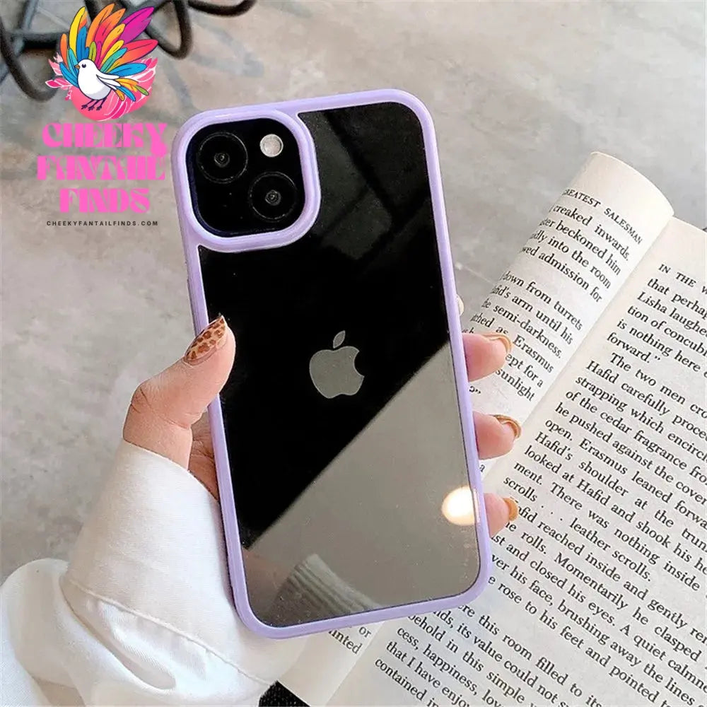 Candy Shockproof Silicone Bumper Phone Case For iPhone 16 15 14 11 12 13 Pro Max XS XR 8 7Plus Transparent Protection Back Cover Cheeky Fantail Finds