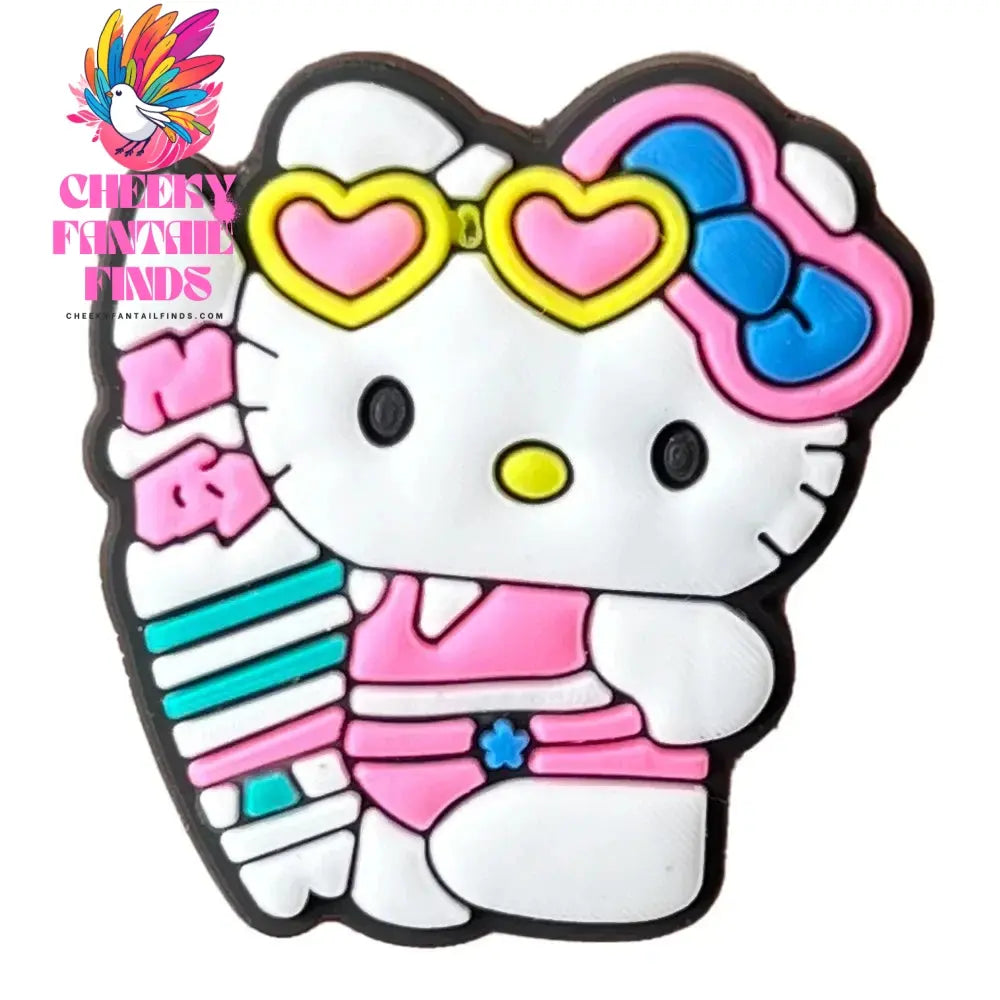 Cartoon Cute Kitty Series Shoe Accessories Girl DIY Sandals Cheeky Fantail Finds