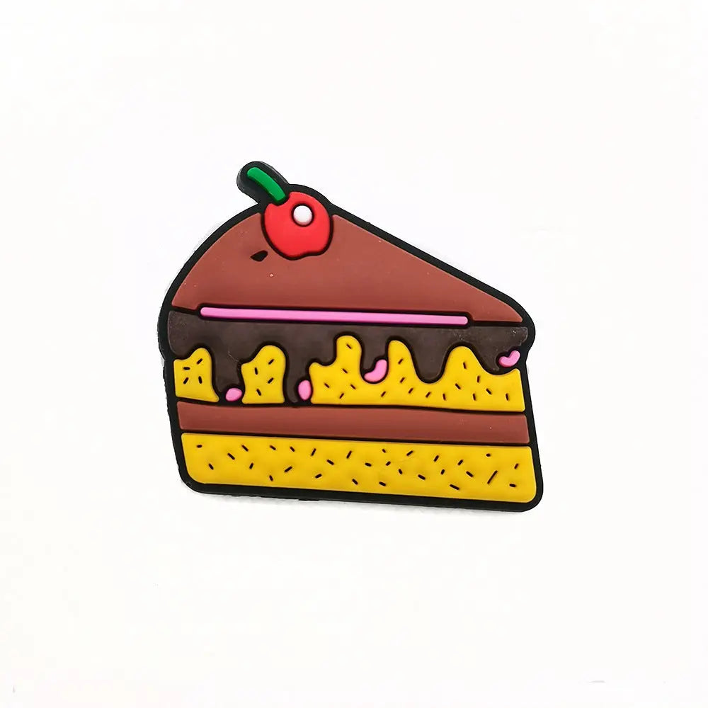 Cartoon Food Hole Shoes Shoe Ornament Shoe Buckle PVC Eva Sandals Decorative Accessories Cheeky Fantail Finds
