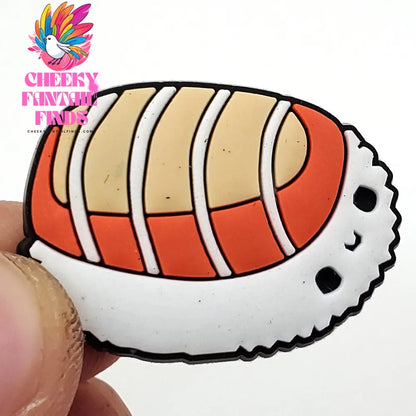 Cartoon Food Hole Shoes Shoe Ornament Shoe Buckle PVC Eva Sandals Decorative Accessories Cheeky Fantail Finds