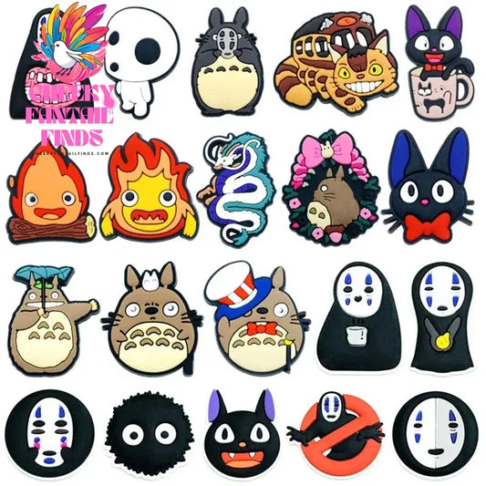 Cartoon Series Cute Anime Funny Shoe Charms Fashion Sandals Pin DIY Accessories Decorate Girls Halloween Party Gifts - Cheeky Fantail Finds
