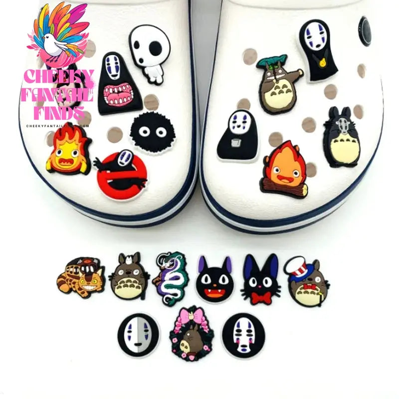 Cartoon Series Cute Anime Funny Shoe Charms Fashion Sandals Pin DIY Accessories Decorate Girls Halloween Party Gifts - Cheeky Fantail Finds