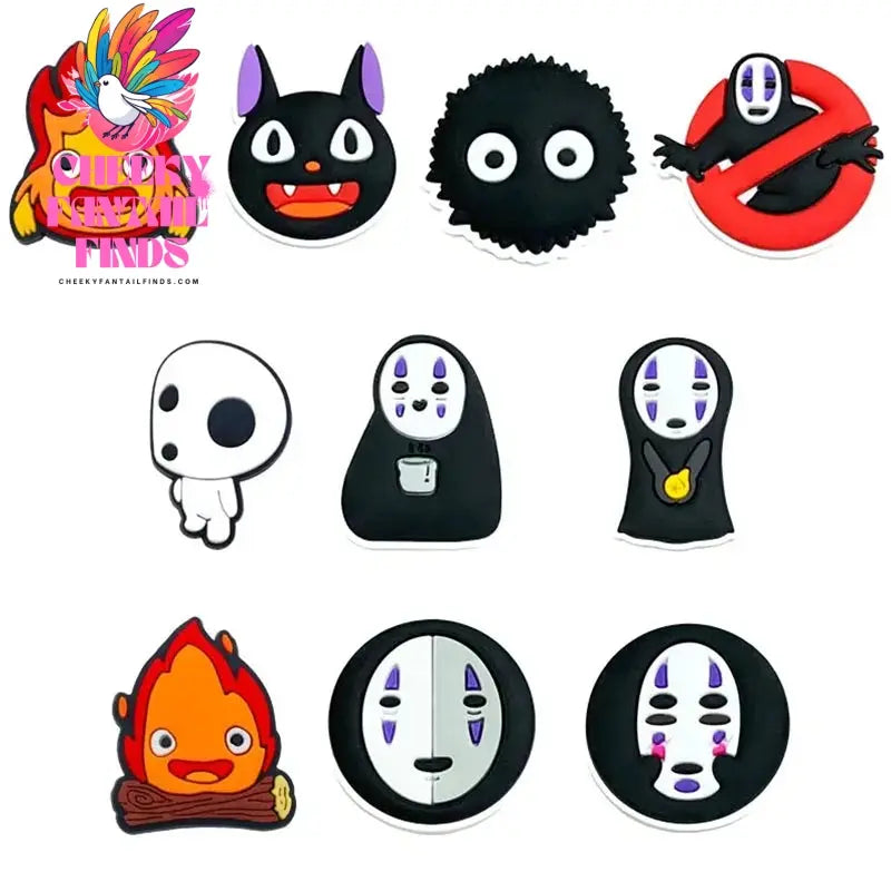 Cartoon Series Cute Anime Funny Shoe Charms Fashion Sandals Pin DIY Accessories Decorate Girls Halloween Party Gifts - Cheeky Fantail Finds