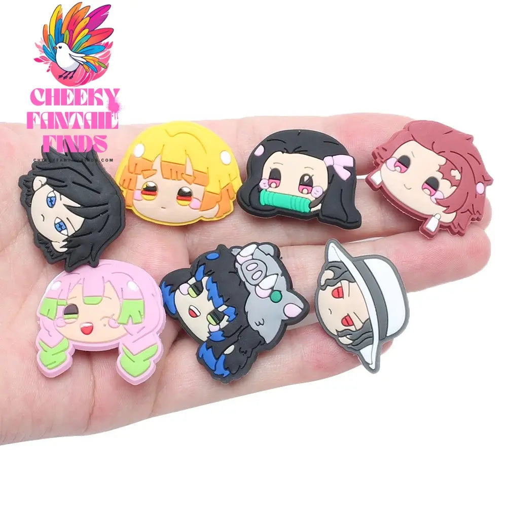 Cartoon movie anime Alligator Shoes Charm Clogs decorated for Alligator  accessories Wholesale for boys and girls Christmas Cheeky Fantail Finds