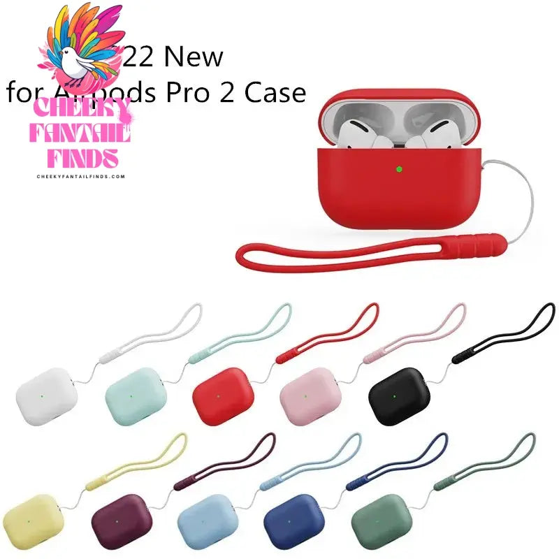 Case For Airpods Pro 2 Official Original Silicone air pods pro 2 Bluetooth Earphone Protective Case For Apple AirPods pro 2nd Cheeky Fantail Finds