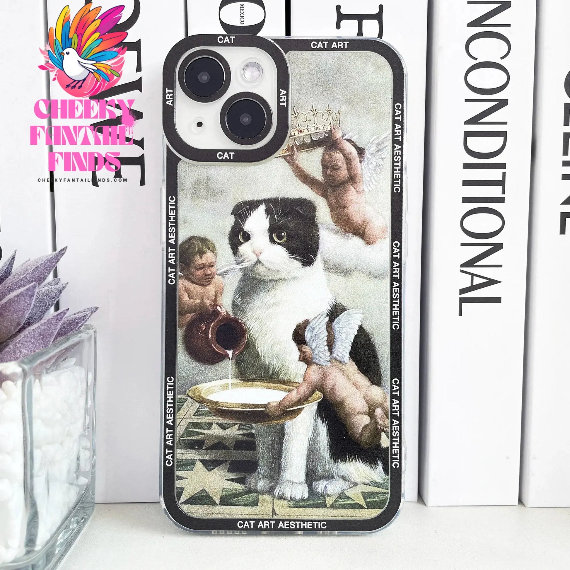 Case for iPhone Van Gogh Gustav Klimt Mona Lisa Edvard Munch The Scream Hieronymus Bosch Fun Cat Art Funda Aesthetic Phone Cover Cheeky Fantail Finds