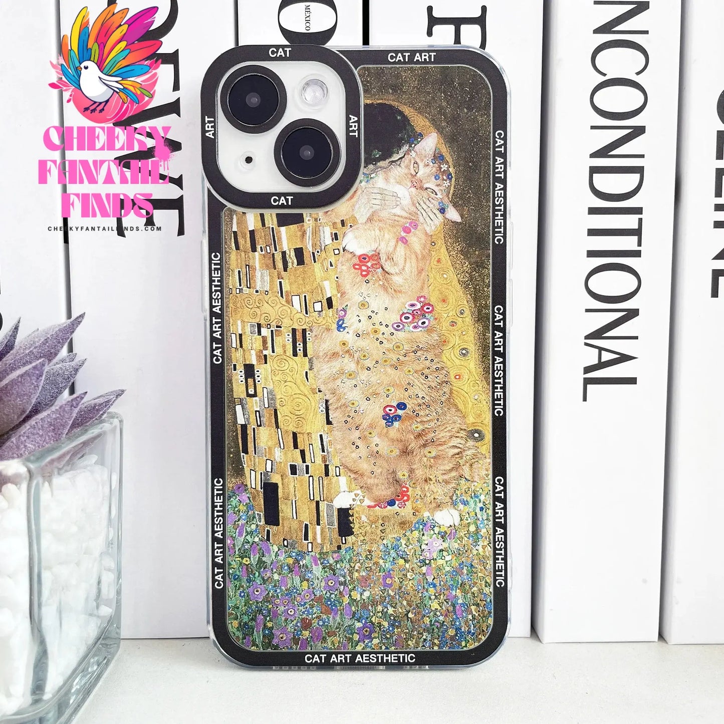 Case for iPhone Van Gogh Gustav Klimt Mona Lisa Edvard Munch The Scream Hieronymus Bosch Fun Cat Art Funda Aesthetic Phone Cover Cheeky Fantail Finds