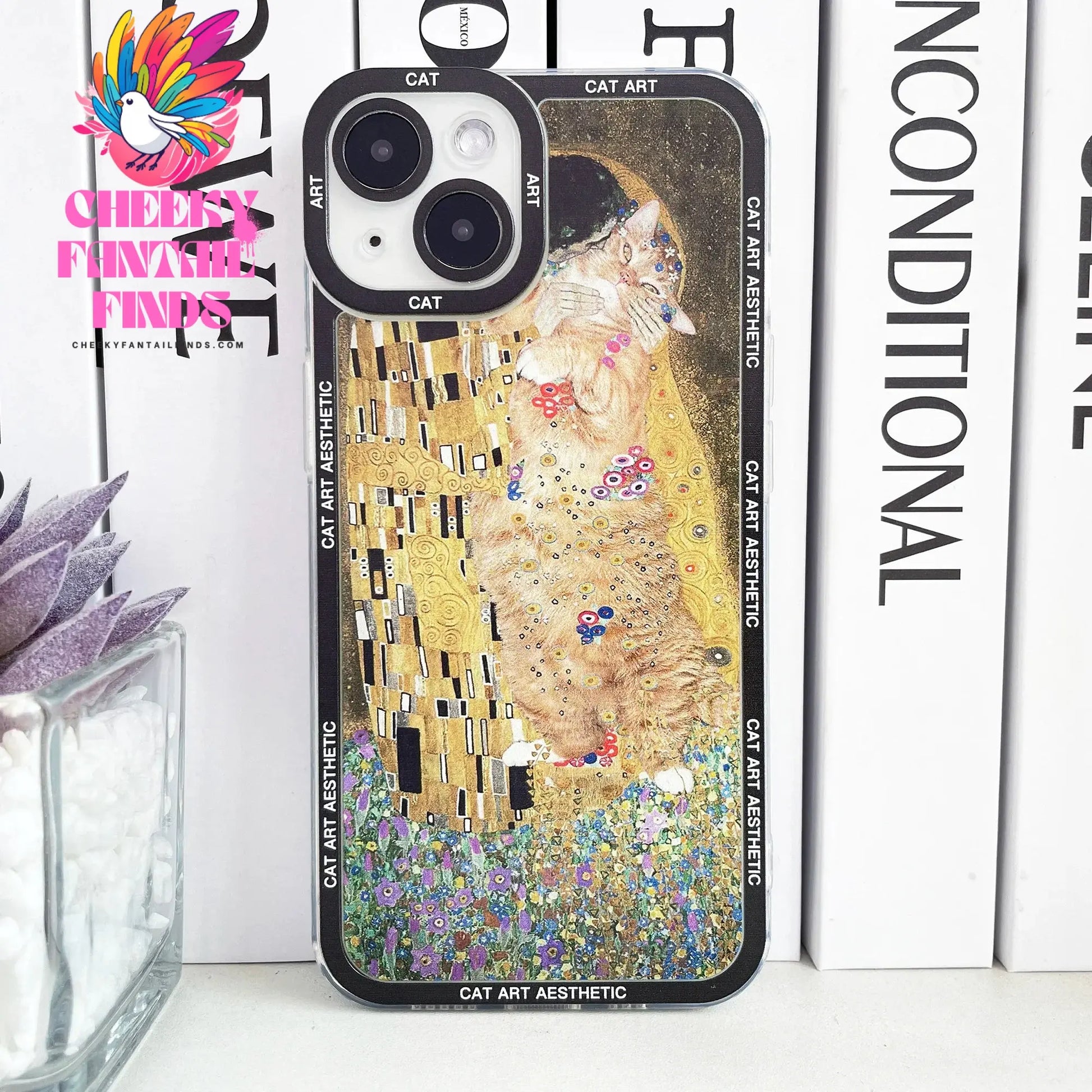 Case for iPhone Van Gogh Gustav Klimt Mona Lisa Edvard Munch The Scream Hieronymus Bosch Fun Cat Art Funda Aesthetic Phone Cover Cheeky Fantail Finds