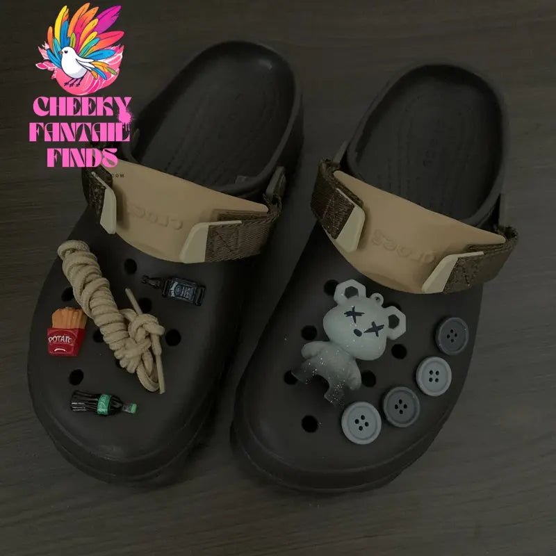 Cave Shoes Flower Men's Shoe Buckle Decorative Accessories Cheeky Fantail Finds