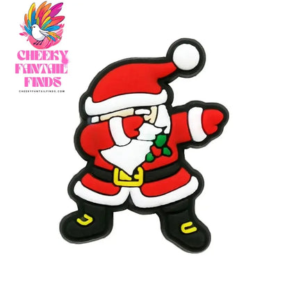 Christmas Pins for Shoe Christmas Hat Santa Deer Jingle Bell Shoe Charms for Kids Women Men Party Shoe Accessories Decorations - Cheeky Fantail Finds