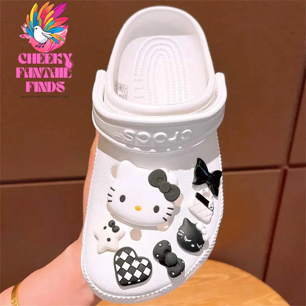 Cinnamoroll Shoe Charm Set LED DIY Shoe Decorations Accessories for Slides Sandals Clogs Gift Cheeky Fantail Finds