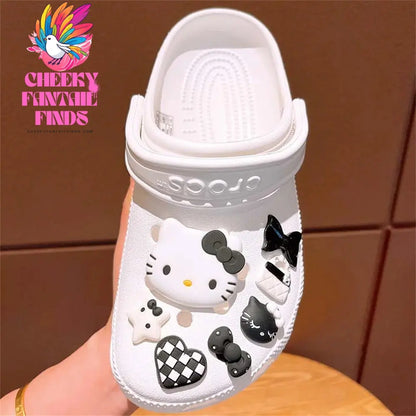 Cinnamoroll Shoe Charm Set LED DIY Shoe Decorations Accessories for Slides Sandals Clogs Gift Cheeky Fantail Finds