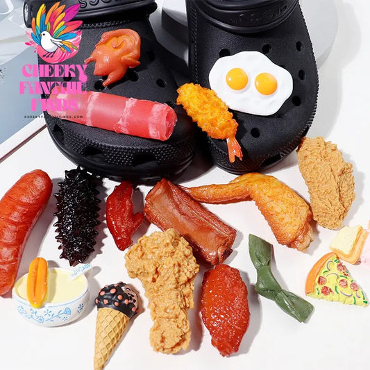 Clog Shoe Buckle Food Accessories Cheeky Fantail Finds