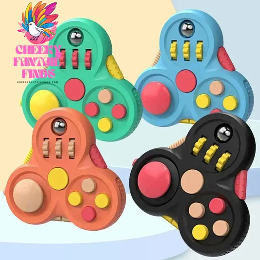 Colorful Hand Spinner EDC Fidget Spinner Rainbow Spiner Anti-Anxiety Toy For Spinners Focus Relieves Stress ADHD Finger Spinner Cheeky Fantail Finds