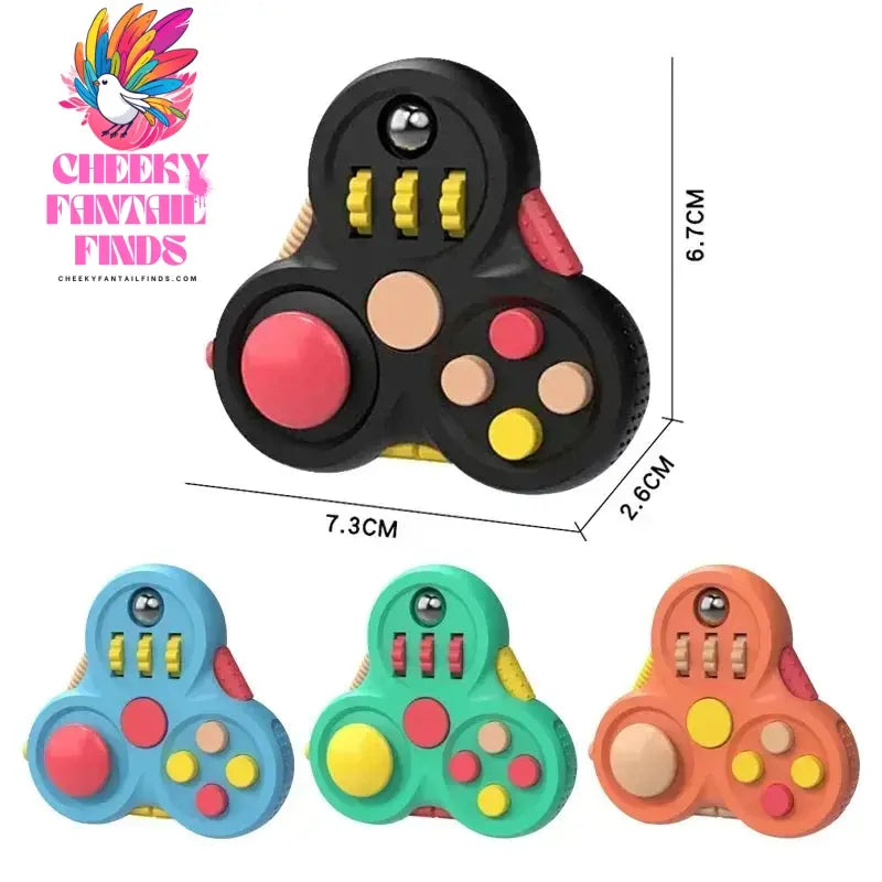 Colorful Hand Spinner EDC Fidget Spinner Rainbow Spiner Anti-Anxiety Toy For Spinners Focus Relieves Stress ADHD Finger Spinner Cheeky Fantail Finds