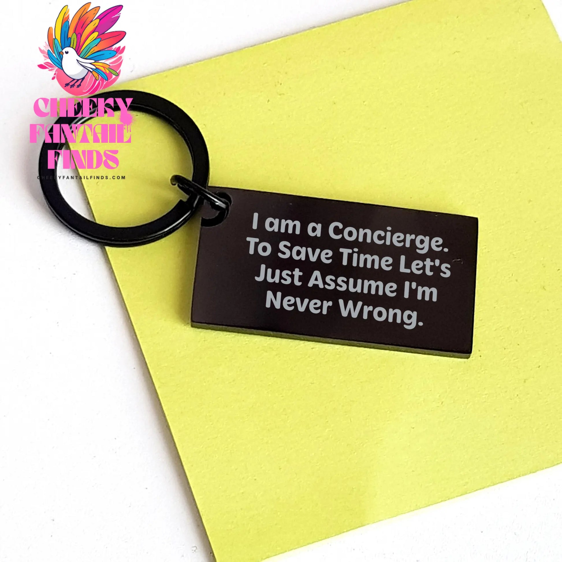 Concierge Gifts from Friends, Family, or Coworkers - 'Never Wrong' Keychain for Mom's Special Day - Image 3