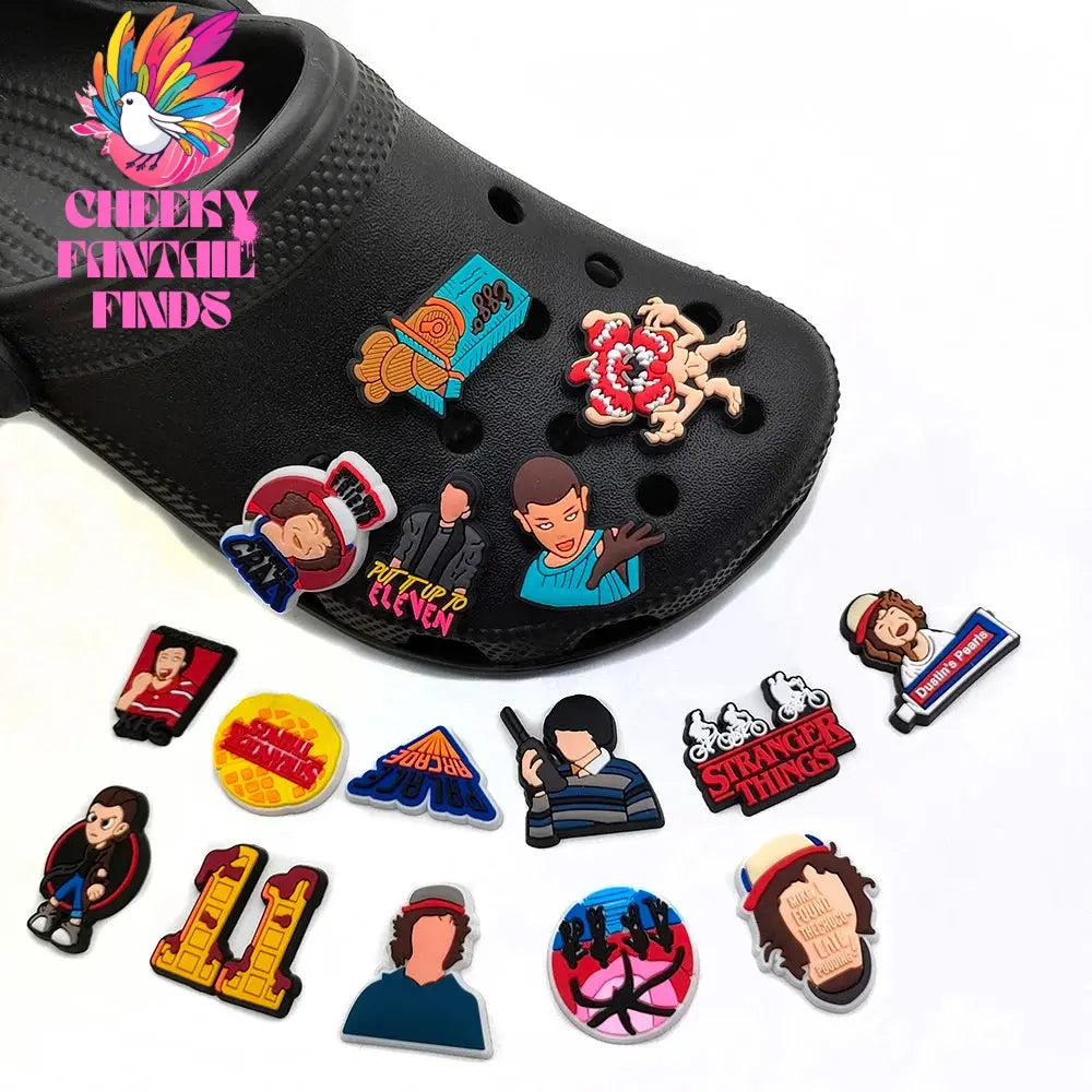 Cool Boy Shoe Charms for Clogs Sandals Decoration Shoe Accessories Charms for Men Gifts Cheeky Fantail Finds